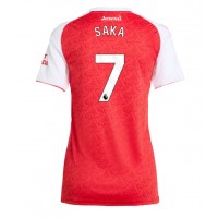 Fotballdrakt Dame Arsenal Bukayo Saka #7 Hjemmedrakt 2025-26 Kortermet Fotballdrakt Dame Arsenal Bukayo Saka #7 Hjemmedrakt 2025-26 Kortermet